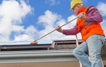 West Worlington soft wash roof cleaning